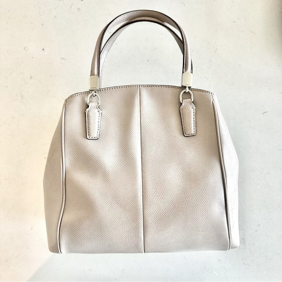 EUC COACH Minetta Taupe Crossgrain Leather Crossbody/Satchel - Picture 2 of 6